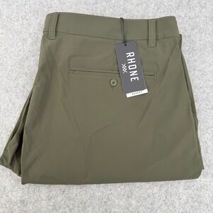 New Rhone Men's 40 Resort Slim Pant Stretch Quick Dry Green UPF 50+‎ 138$